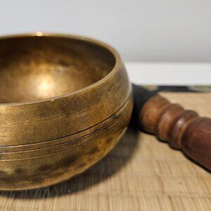 Zen Handmade Meditation Tibetan Himalayan Singing Bowl 3.5"